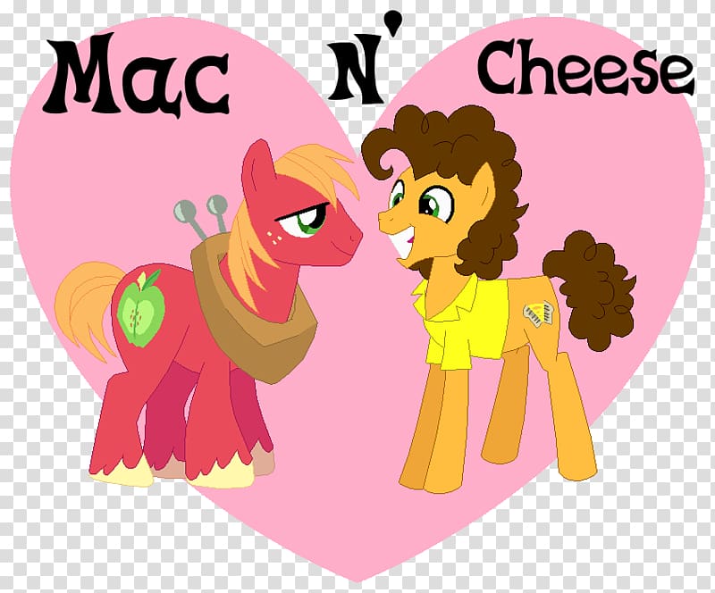 Pinkie Pie Pony Big McIntosh Applejack Rainbow Dash, mac n cheese transparent background PNG clipart