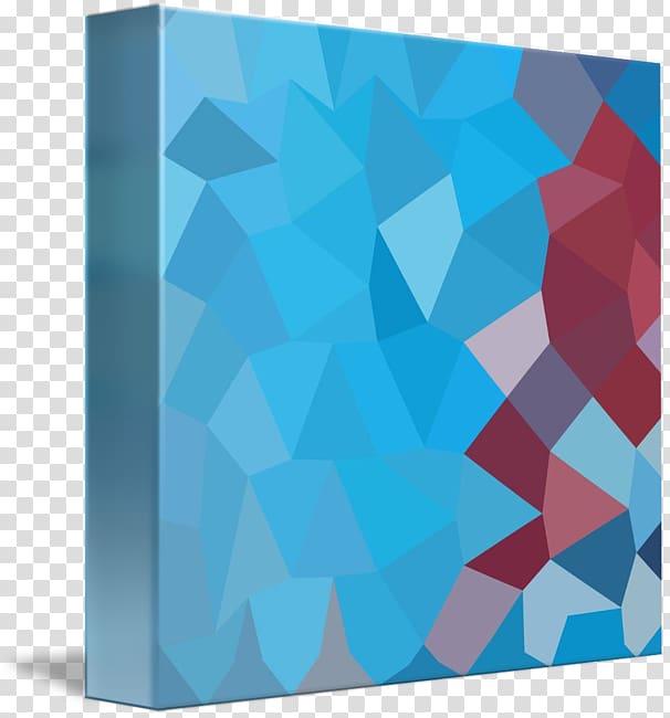 Cobalt blue Turquoise Aqua Teal, blue polygon transparent background PNG clipart