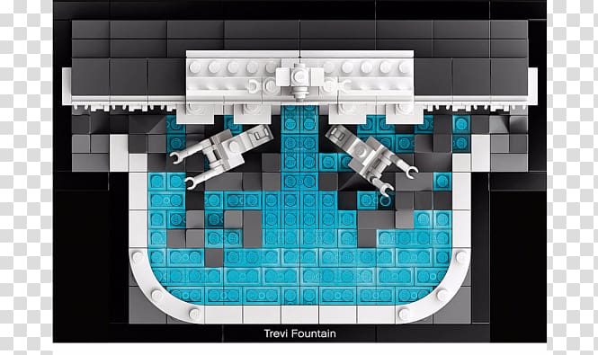 LEGO 21020 Architecture Trevi Fountain Design Brand, fontana di Trevi transparent background PNG clipart
