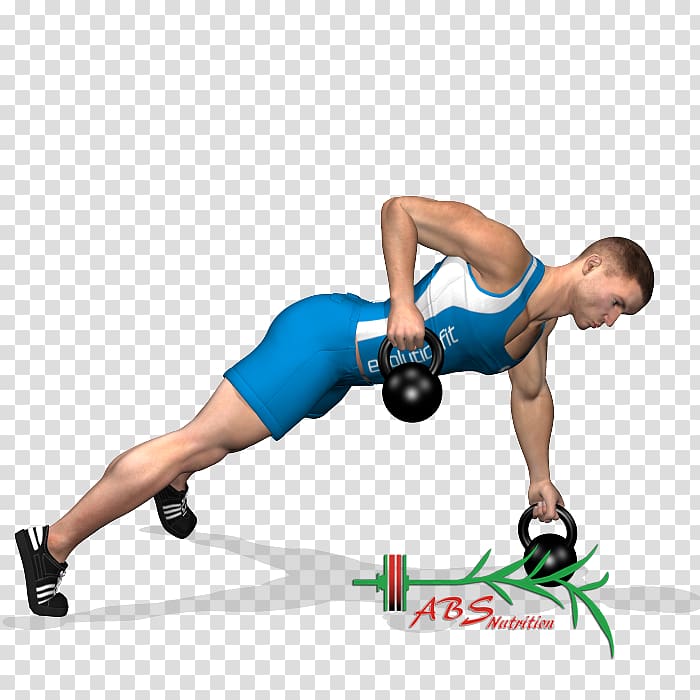 Kettlebell Physical fitness Dumbbell Latissimus dorsi muscle Exercise, dumbbell transparent background PNG clipart
