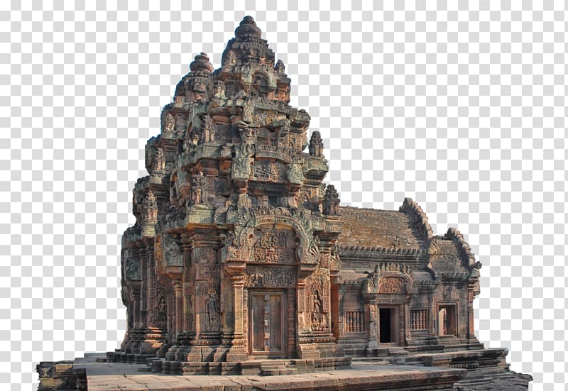 old temple illustration, Banteay Srei Angkor Wat Pre Rup Ta Prohm Baphuon, Temple transparent background PNG clipart