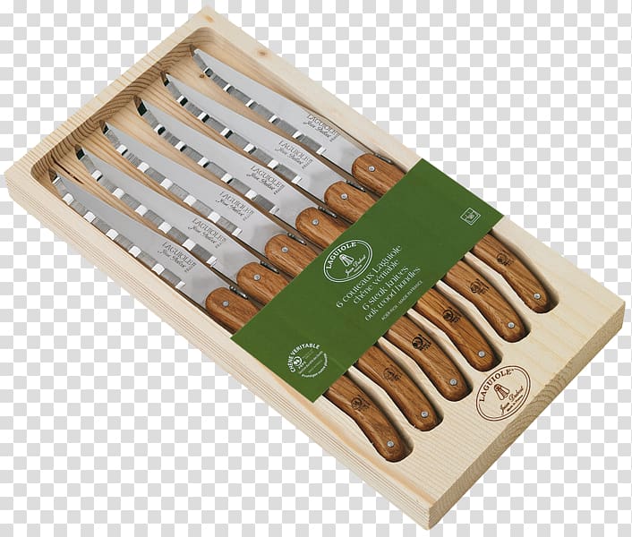 Laguiole knife Steak knife Fork Cutlery, eco wood transparent background PNG clipart