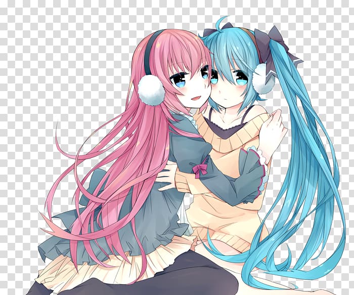 Megurine Luka Vocaloid Anime Kagamine Rin/Len Kaito, Anime transparent background PNG clipart