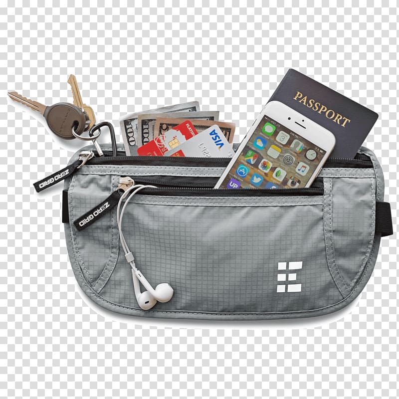 Money belt Travel Wallet Bag, Belt navi transparent background PNG clipart
