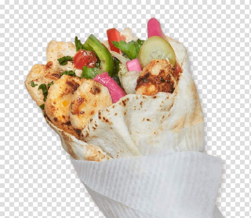 Shawarma Wrap Pita Chicken Tzatziki, roll transparent background PNG clipart