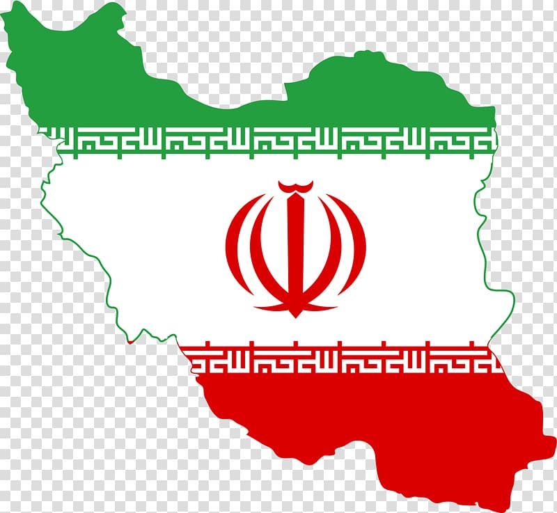Flag of Iran Map, iraq transparent background PNG clipart