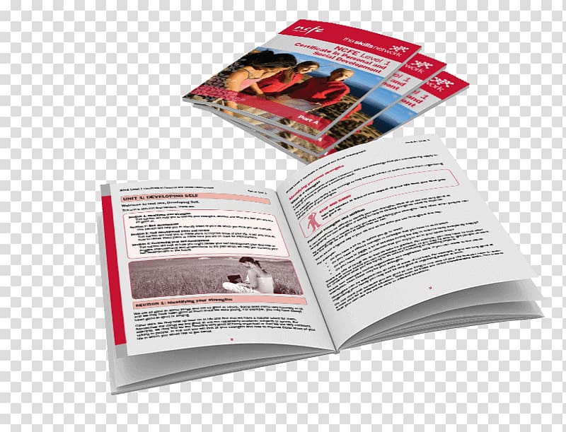 Brochure, personal development transparent background PNG clipart