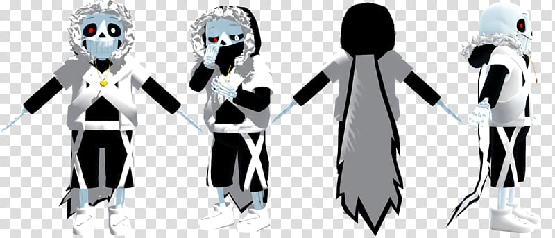 MikuMikuDance Vocaloid Undertale User, fur scarf transparent background PNG clipart