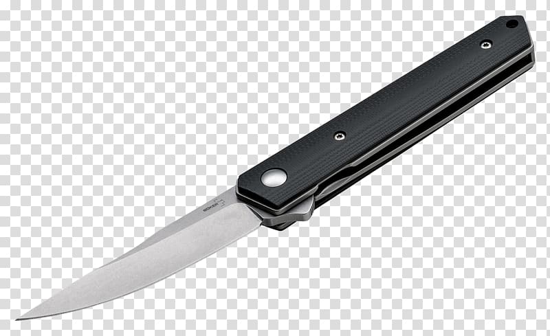 Pocketknife Böker VG-10 Kaiken, knife transparent background PNG clipart