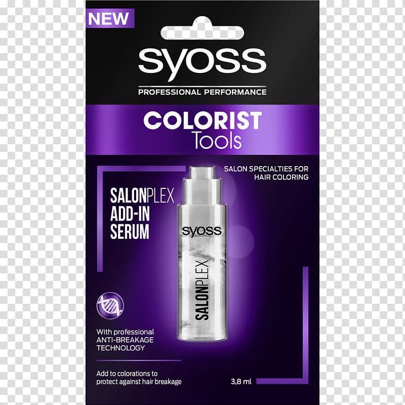 Cosmetics Colorist Serum Product Sodium, syoss logo transparent background PNG clipart