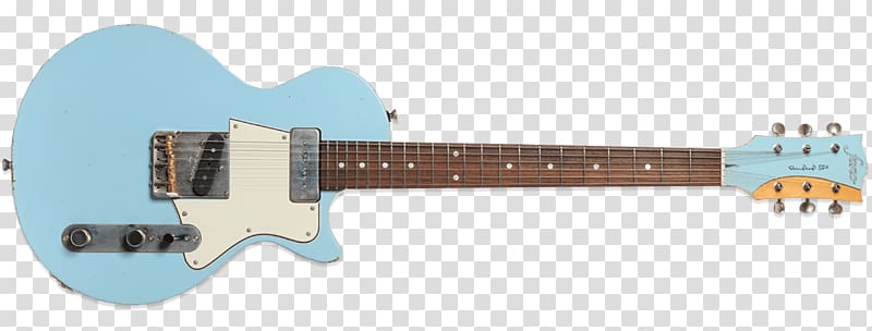 Acoustic-electric guitar Fano Guitars Suhr Guitars, blue Guitar transparent background PNG clipart