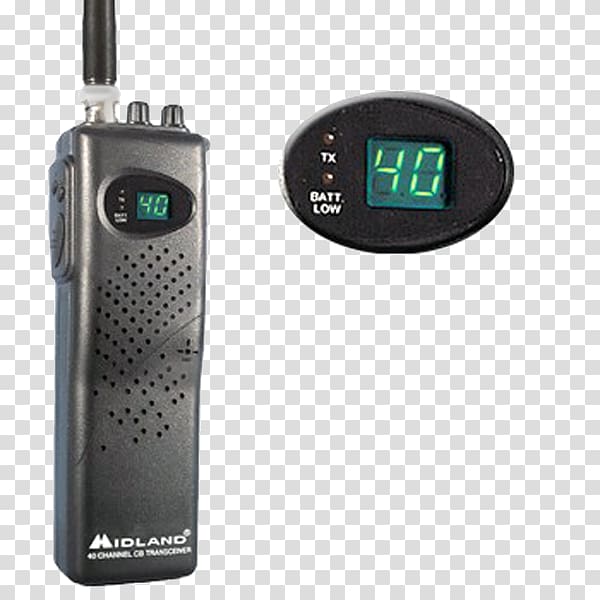 Microphone Citizens band radio Midland 75 785 40-channel CB radio Midland Radio, microphone transparent background PNG clipart