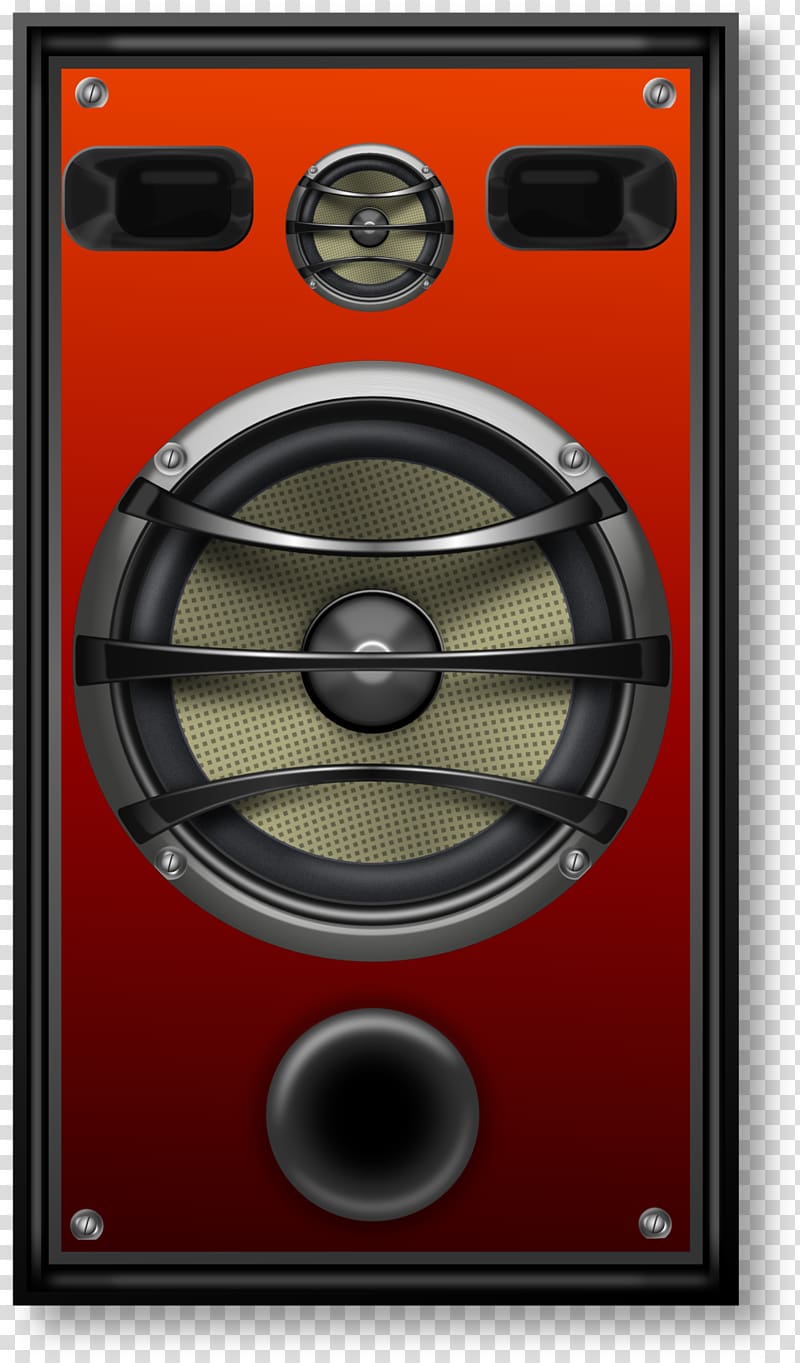 Loudspeaker Recording studio Studio monitor , Speaker transparent background PNG clipart