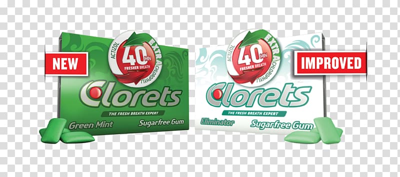 Clorets Chewing gum Brand Ingredient, chewing gum transparent background PNG clipart
