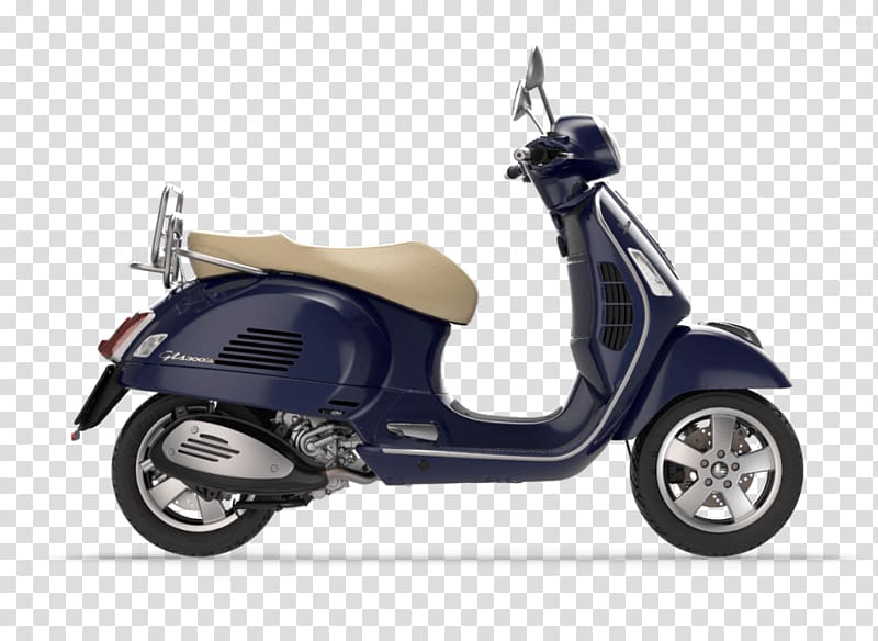 Piaggio Vespa GTS 300 Super Scooter Motorcycle, vespa transparent background PNG clipart