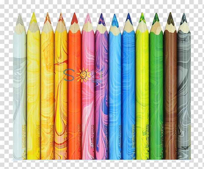Paper Colored pencil Watercolor painting Koh-i-Noor Hardtmuth, pencil transparent background PNG clipart
