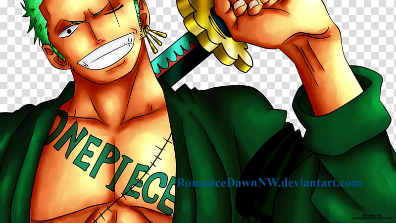 Roronoa Zoro Monkey D. Luffy Dracule Mihawk One Piece Desktop , ZORO transparent background PNG clipart