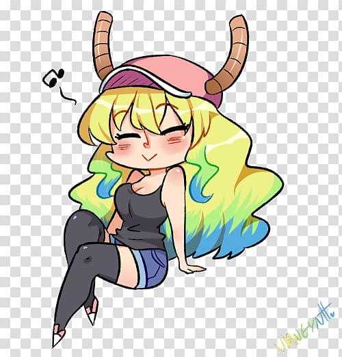 Miss Kobayashi's Dragon Maid Quetzalcoatl Anime Waifu, dragon transparent background PNG clipart