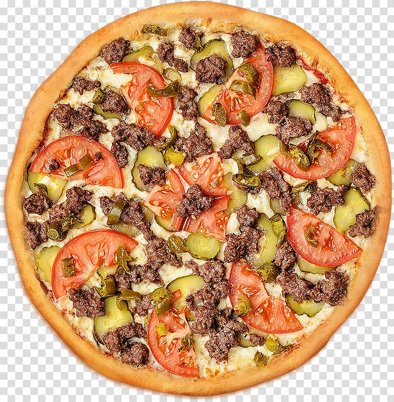 Pizza Hut Vegetarian cuisine Bacon Domino's Pizza, pizza transparent background PNG clipart