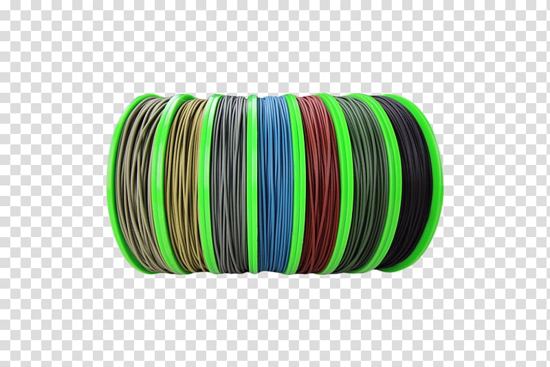 3D printing filament Polylactic acid Fused filament fabrication, violet filament transparent background PNG clipart