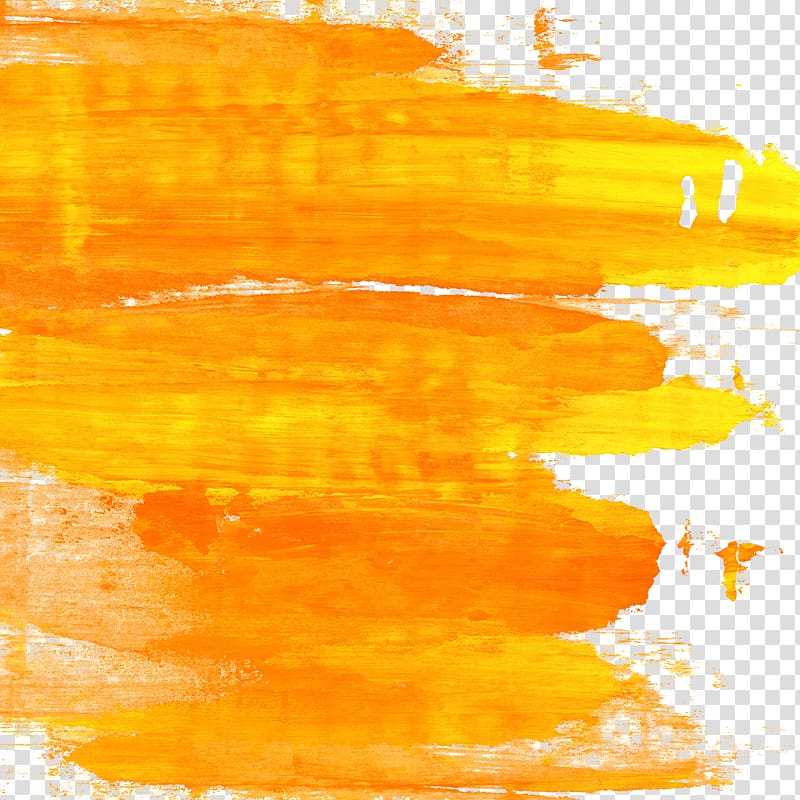 Paper Watercolor Painting Yellow Orange And Yellow Watercolor