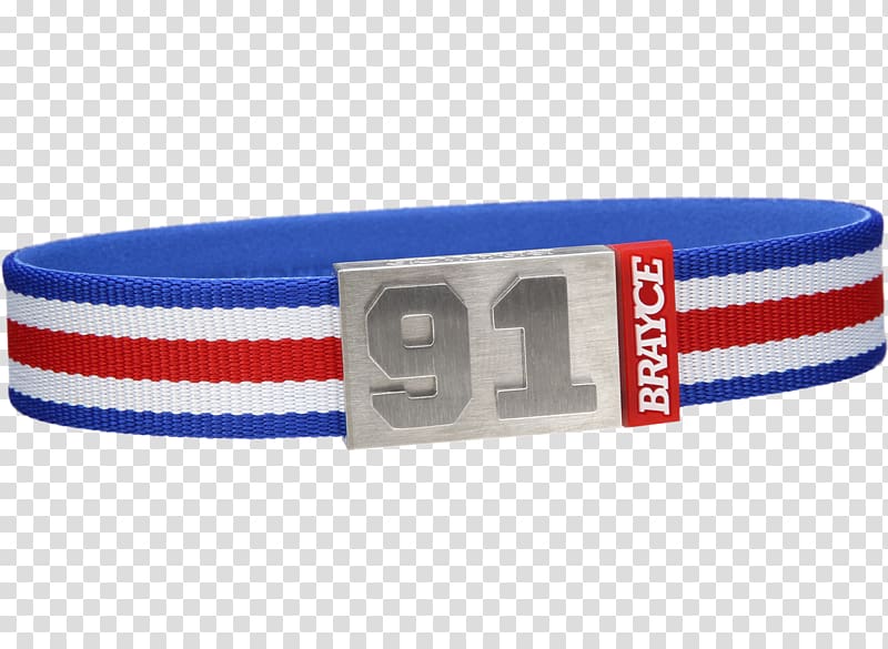 Blue White Bracelet Red Belt, belt transparent background PNG clipart