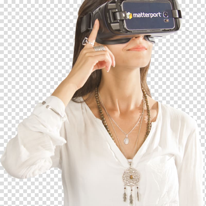 Virtual reality headset Samsung Gear VR Immersion, virtual transparent background PNG clipart