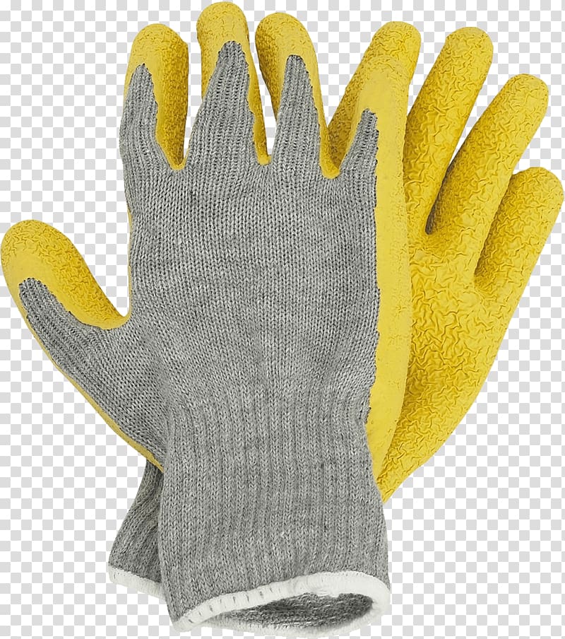 Rubber glove Latex Coating Natural rubber, Gloves transparent background PNG clipart