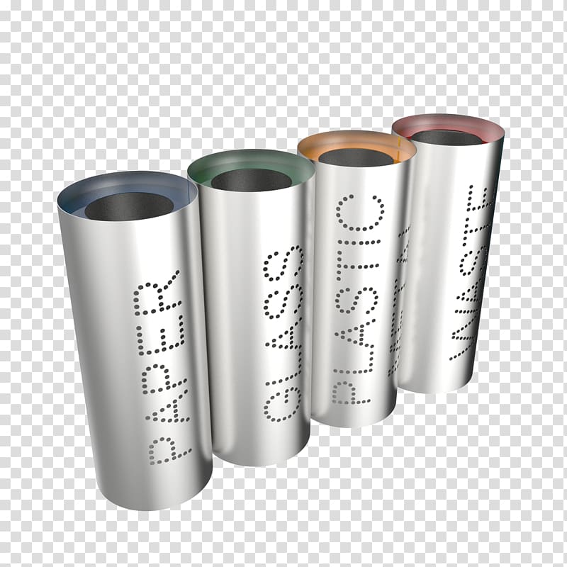 Waste sorting Rubbish Bins & Waste Paper Baskets Recycling Municipal solid waste, stainless steel products transparent background PNG clipart