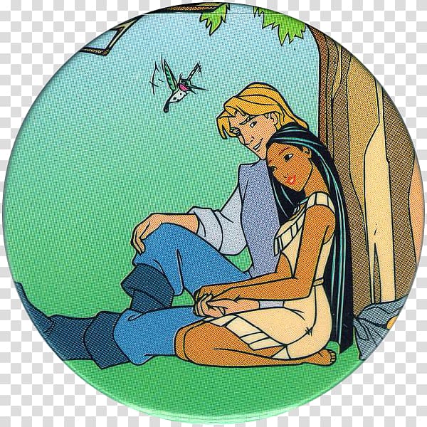 Pocahontas and Flit Milk caps Game The Walt Disney Company, John Smith transparent background PNG clipart