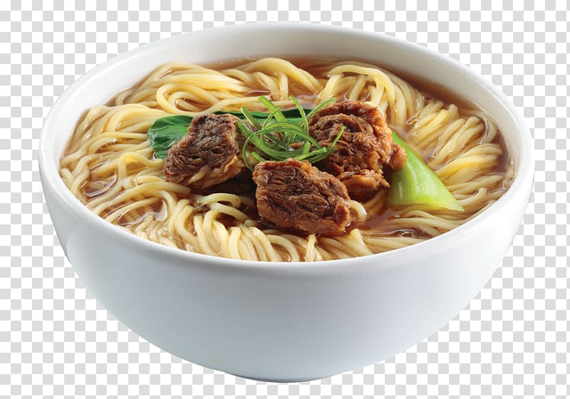 Beef noodle soup Oyster vermicelli Laksa Saimin Okinawa soba, Noodle soup transparent background PNG clipart