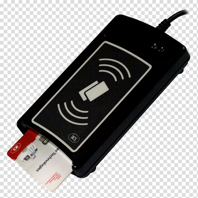 Contactless smart card Card reader Contactless payment MIFARE, USB transparent background PNG clipart