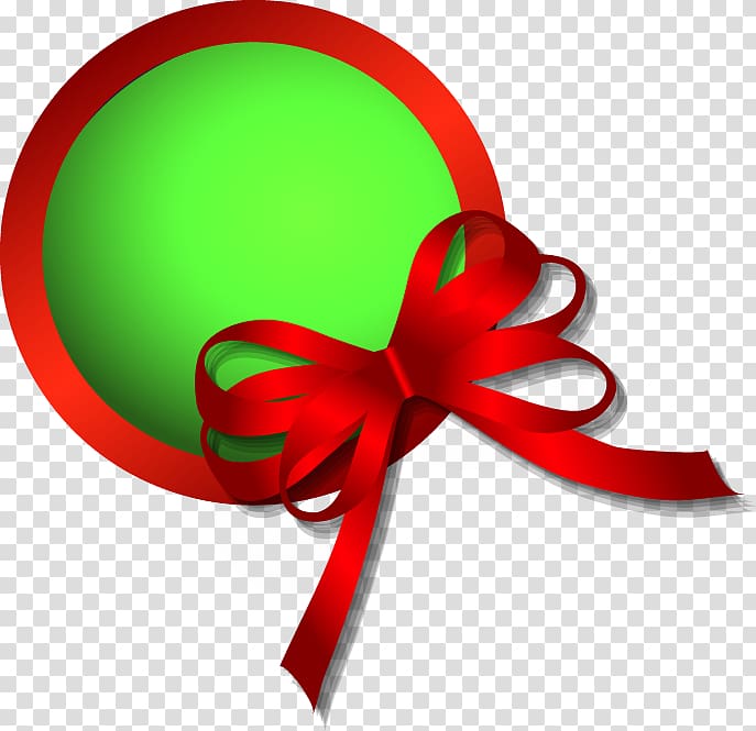 Red Green, Painted green background edged red bow round transparent background PNG clipart