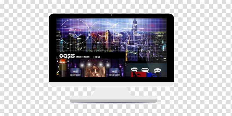 LCD television LED-backlit LCD Computer Monitors Liquid-crystal display Electronics, Oasis band transparent background PNG clipart