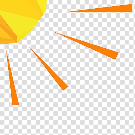 the sun's rays creative transparent background PNG clipart