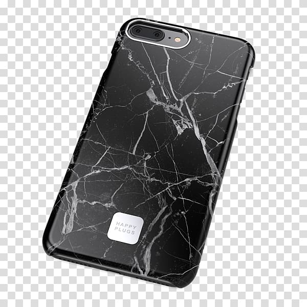 Apple iPhone 8 Plus Apple iPhone X Silicone Case Apple iPhone 7 Plus Happy Plugs, Black Marble transparent background PNG clipart