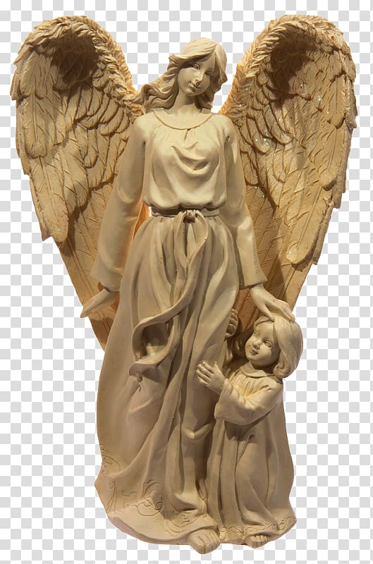 Cherub Angel Statue Figurine Sculpture, angel transparent background PNG clipart