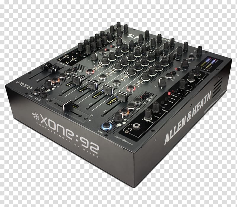 Allen & Heath Xone:92 DJ mixer Audio Mixers Disc jockey, Dj mixer transparent background PNG clipart