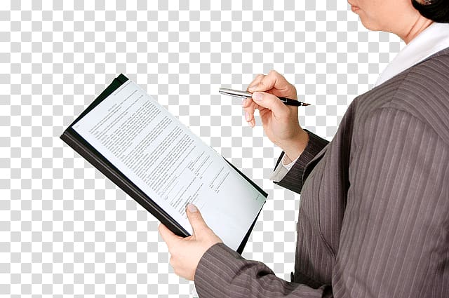 woman holding paper, Woman Reading transparent background PNG clipart