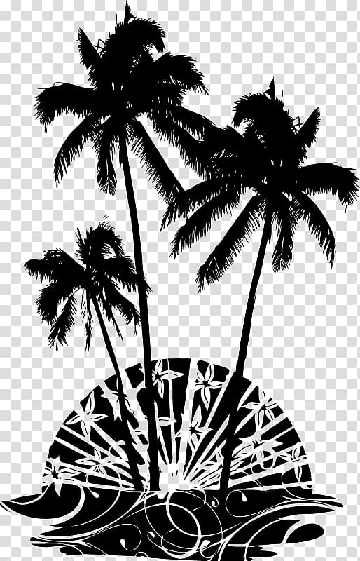 Asian palmyra palm Arecaceae Wall decal Tree Coconut, tree transparent background PNG clipart