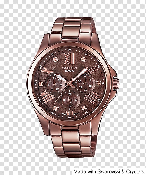 Casio Edifice Watch Clock Jewellery, watch transparent background PNG clipart