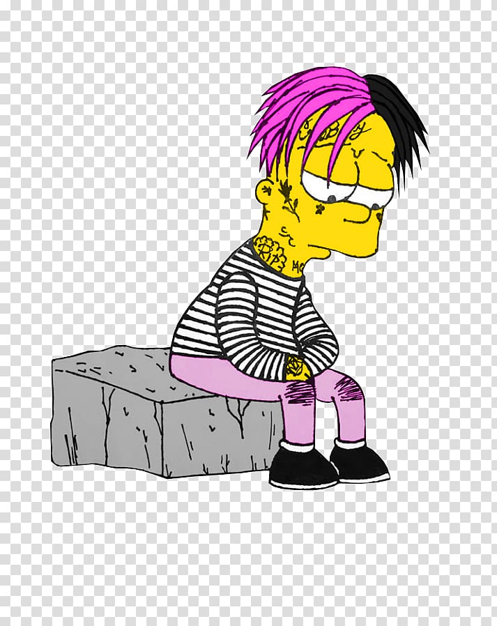 Cartoons, crying Bart Simpsons, png