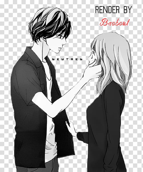 Blue Spring Ride Anime Mangaka, romanc transparent background PNG clipart