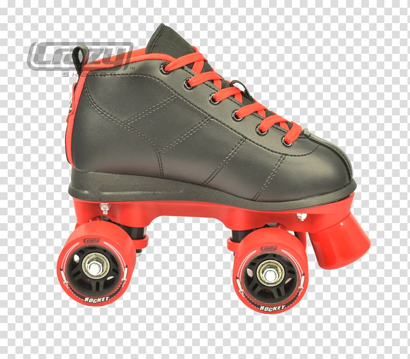 Quad skates Roller skates Red In-Line Skates, red rocket transparent background PNG clipart