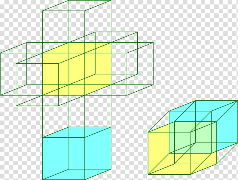 The Fourth Dimension Four-dimensional space Tesseract Hypercube Three-dimensional space, dimensional transparent background PNG clipart