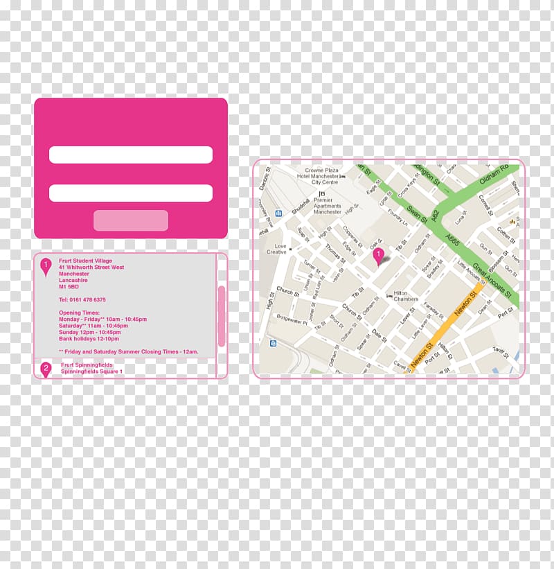 Material Rectangle Pink M Font, web navbar design transparent background PNG clipart