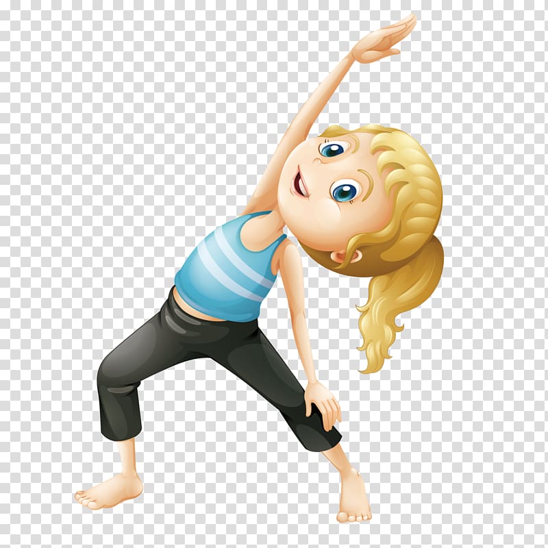Physical exercise , Fitness girl transparent background PNG clipart
