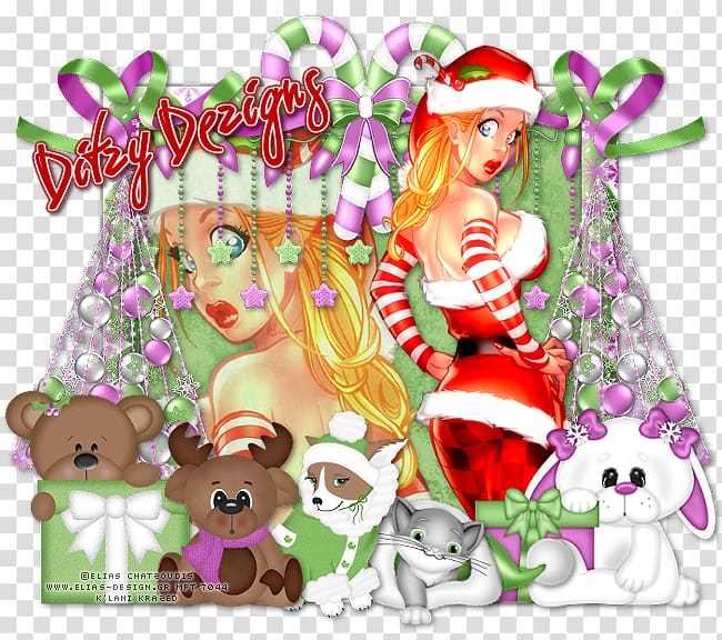 Christmas ornament Teddy bear Doll , doll transparent background PNG clipart