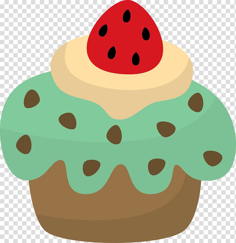 Strawberry cream cake Rainbow cookie Fruit, Hand painted strawberry cake transparent background PNG clipart