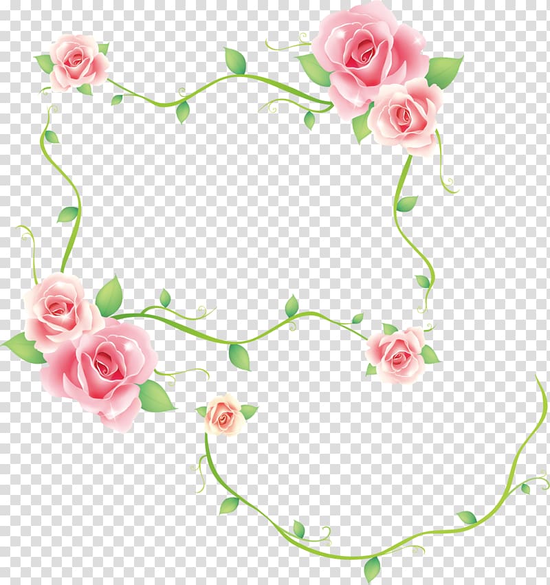 Borders and Frames Decorative Corners Rose , rose transparent background PNG clipart